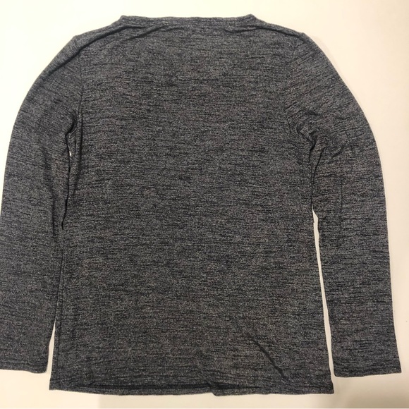 Bearsland Nursing long sleeves casual overlap tee top, maternity, Size L Grey - Picture 6 of 9